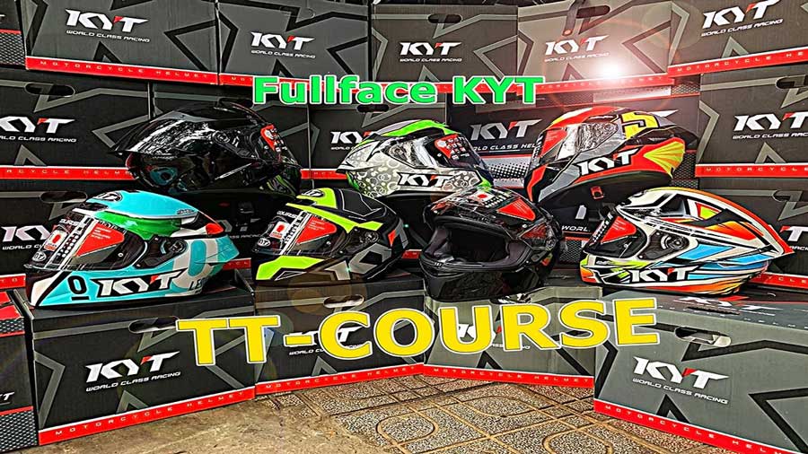 Nón fullface KYT TT Course | Mũ bảo hiểm KYT TT Course racing sport